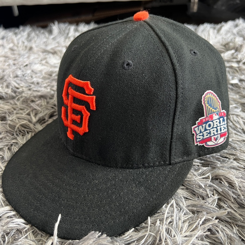 New Era San Francisco Giants 2012 World Series Baseball Cap Sz 7 5/8